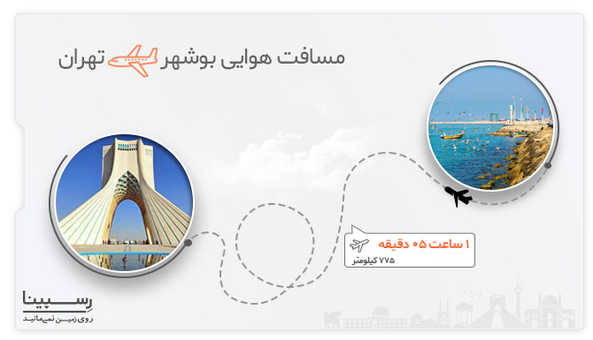 بلیط هواپیما بوشهر تهران